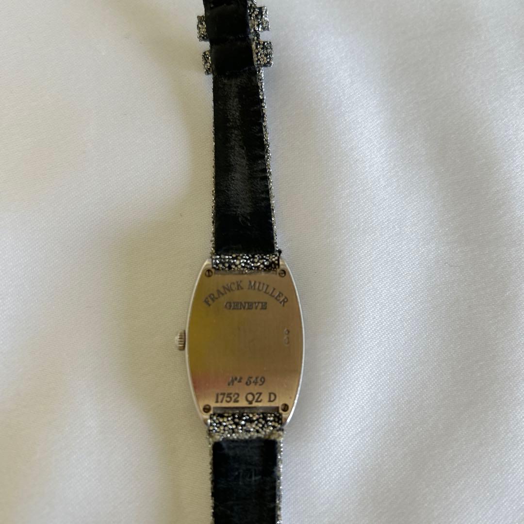 FRANCK MULLER 1752 QZ D 腕時計ベルトスワロフスキー