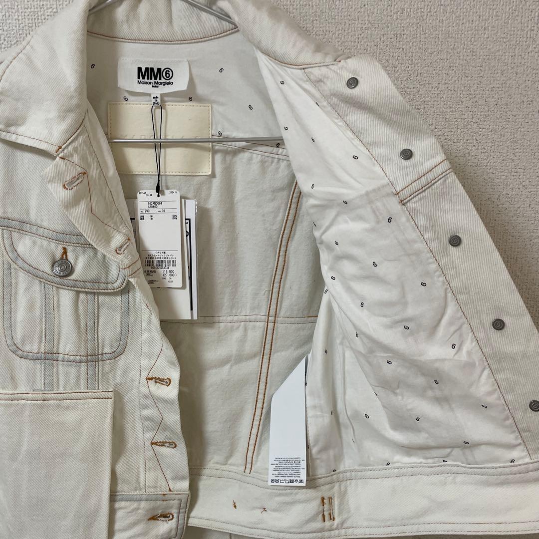 [新品]MM6 maison margiela 変形 デニムジャケット wash