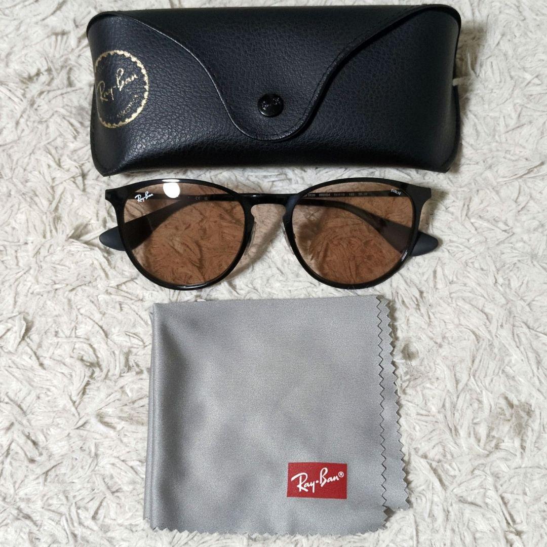 美品 付属品完備 レイバン RB3539 002/Q4 調光レンズ 黒