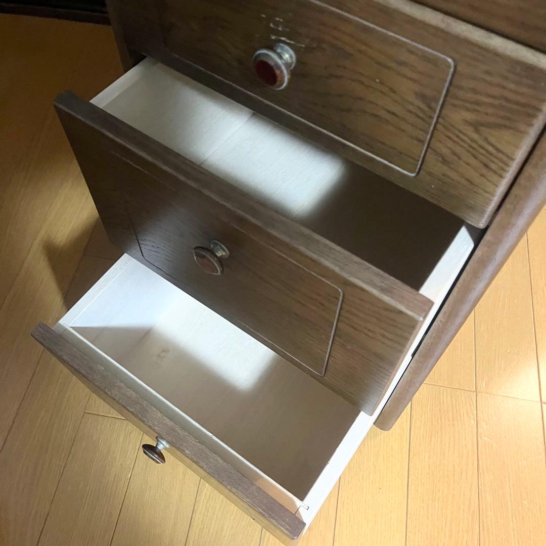 カリモク タンス チェスト5段 引き出し 天然木（ナラ） スリムチェスト