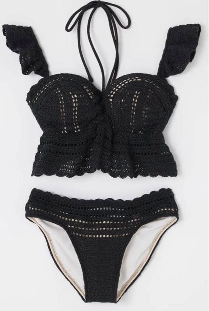 rienda ブラック　ビキニ　水着