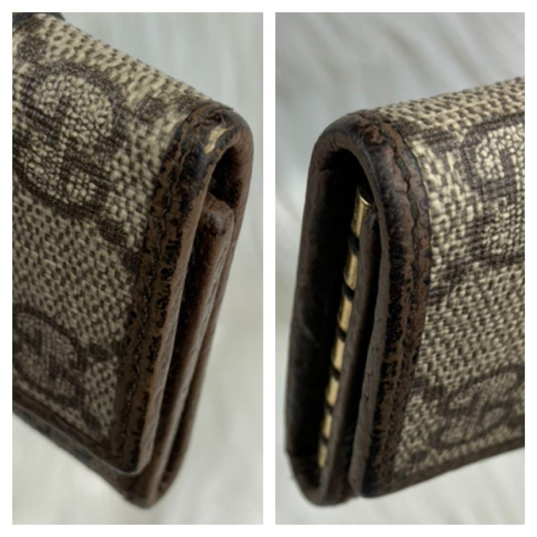 GUCCI グッチ　オフィディア　キーケース GGスプリーム　シェリーライン