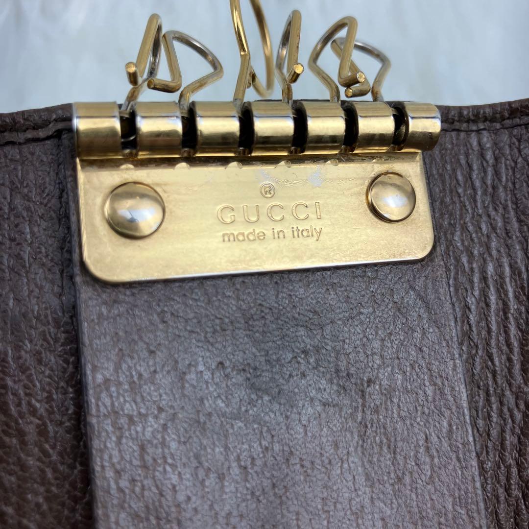 GUCCI グッチ　オフィディア　キーケース GGスプリーム　シェリーライン