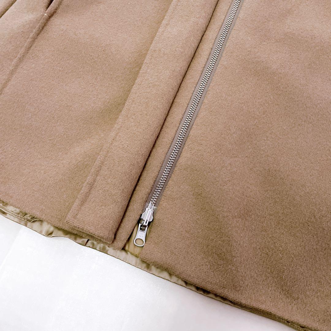 MaxMara✨クチートアマーノ リバーシブルフーデットコート ロゴ 付け袖 M