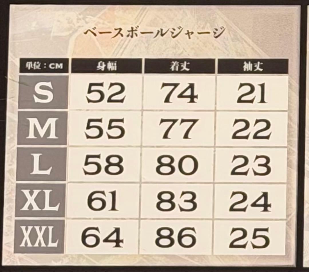 BABYL ベースボールジャージ Lサイズ