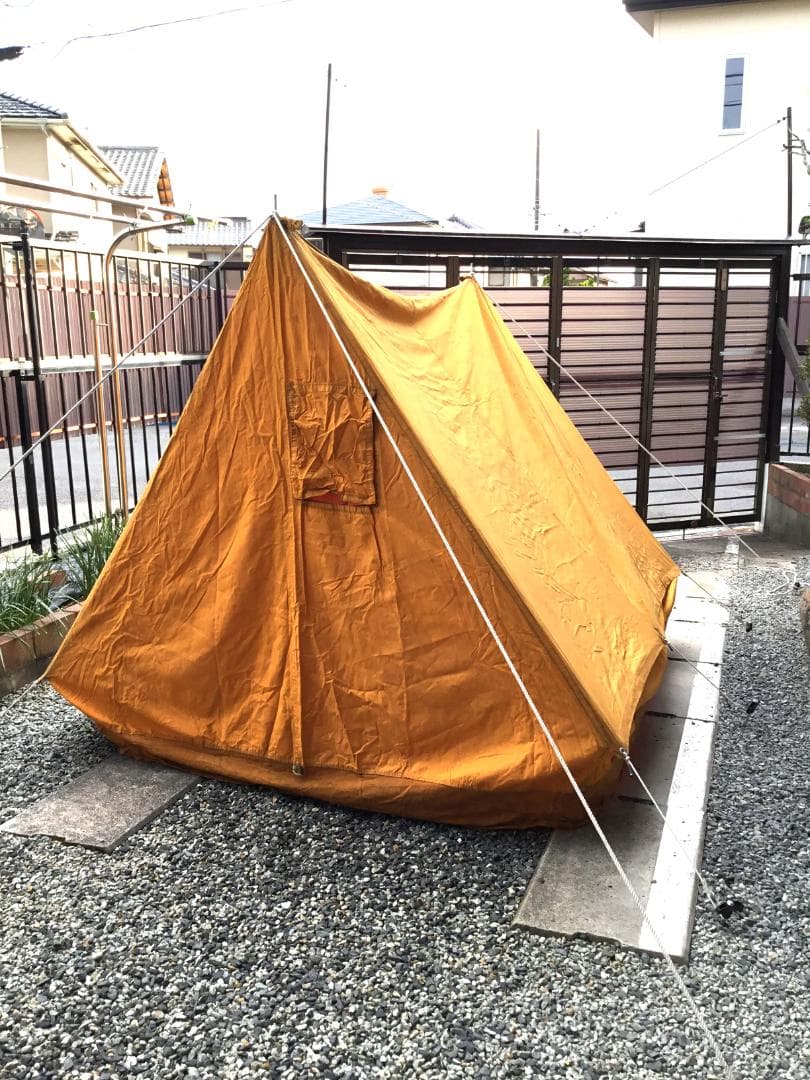６０年前の昭和レトロ三角テント２人用