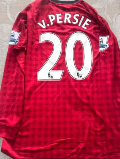 12/13 マンチェスターU ホーム 長袖 20番 ファン・ペルシ