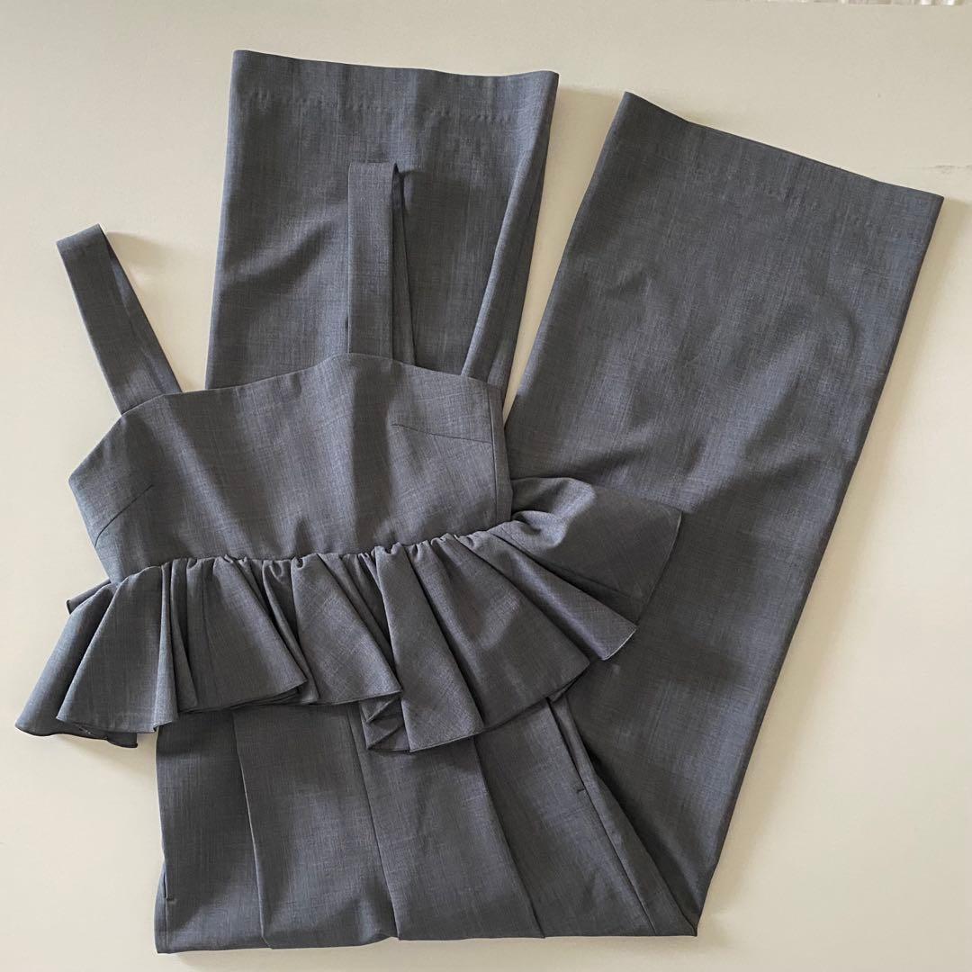 新品 cygne Claude シーニュ フリル オールインワン