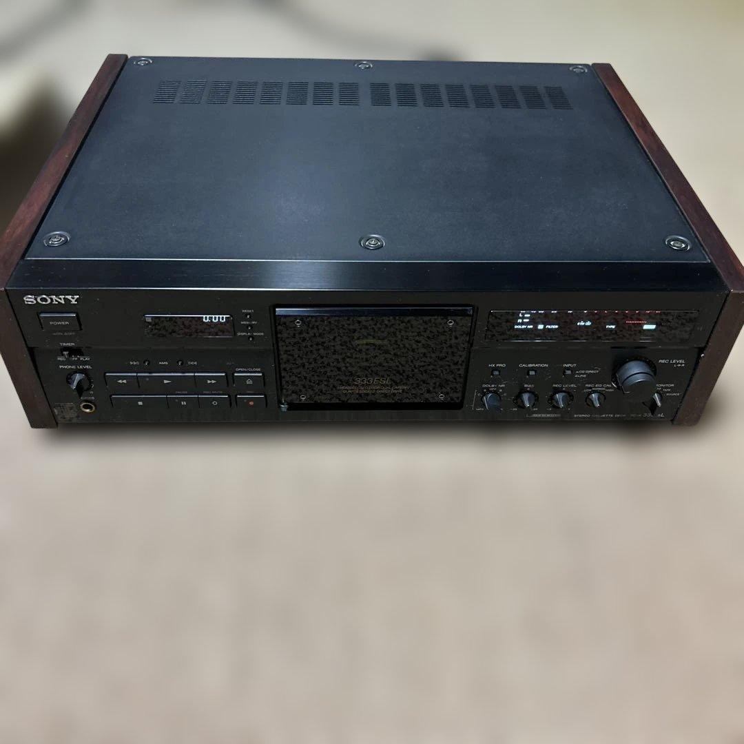 。。。。。 ソニーTC-K333ESL3ヘッドカセットデッキ ジャンク