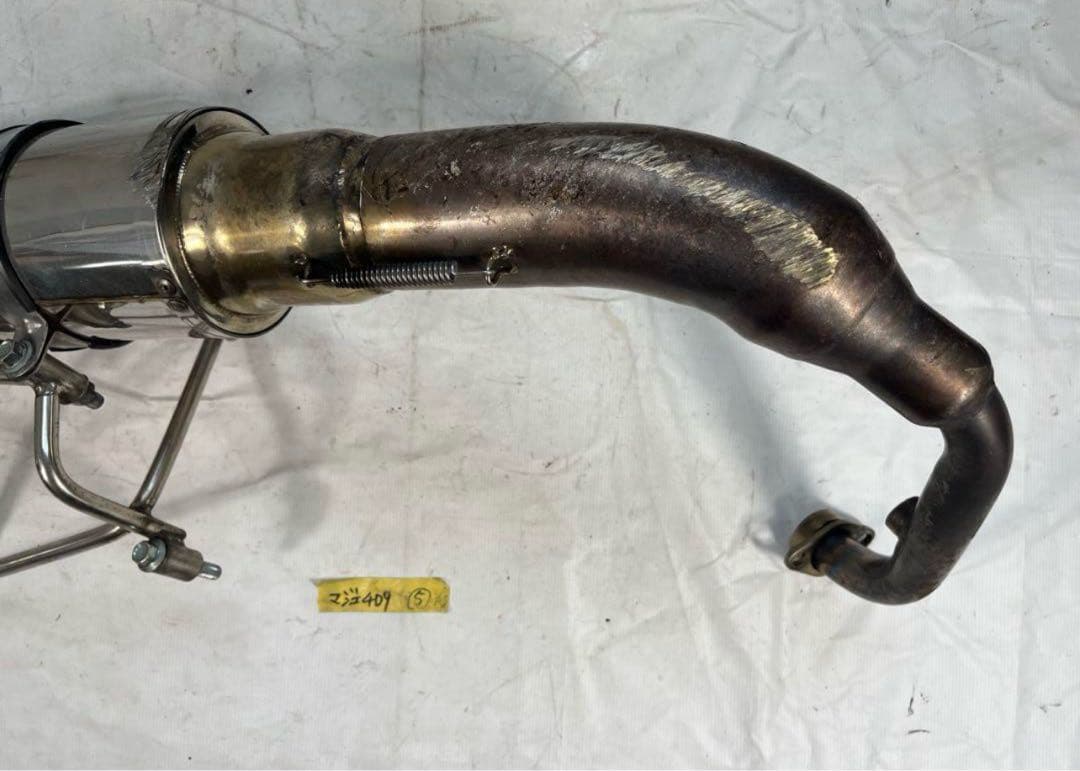 ゆっちぃヤマハ マジェスティ4D9 マフラー SG20J 朝倉商事製？中古