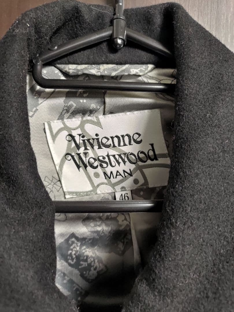 Vivienne Westwood MAN チェスターコート 46 黒