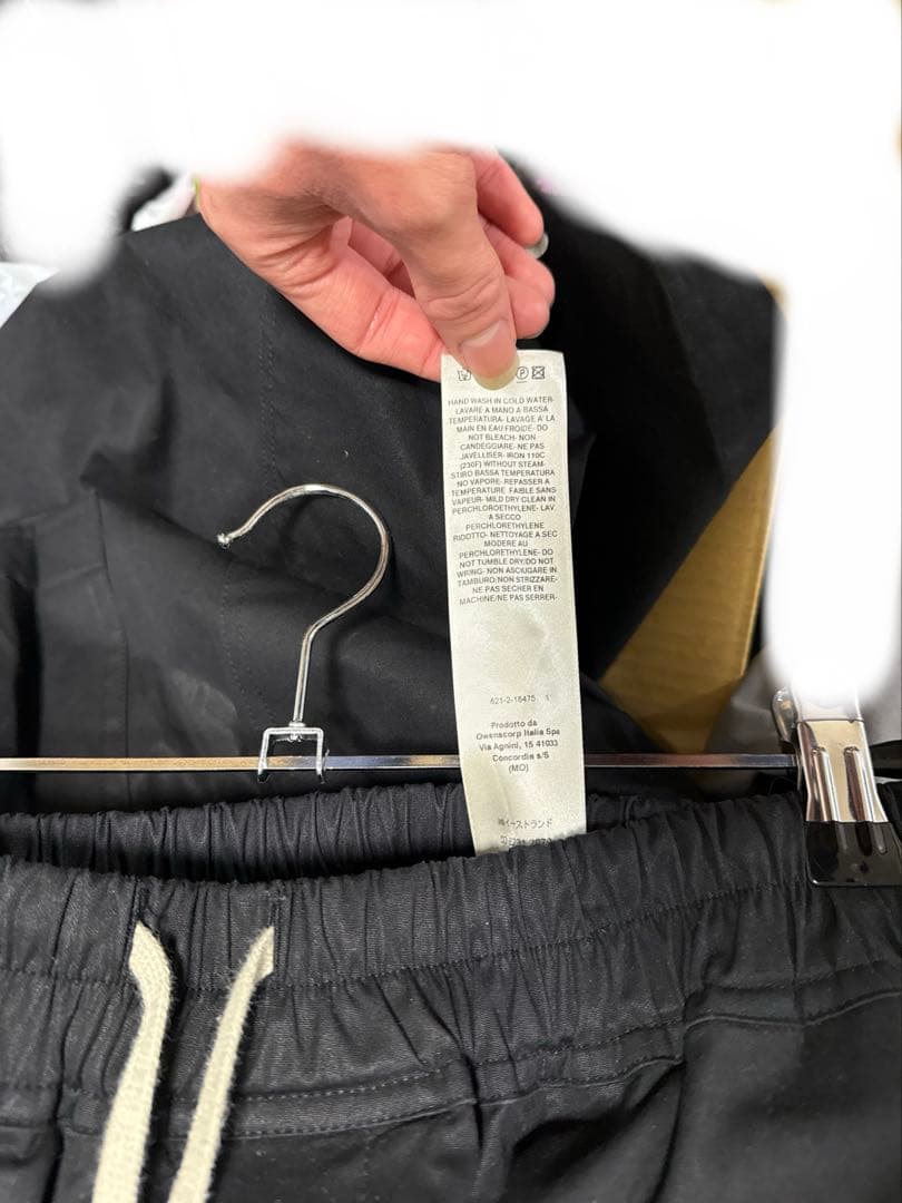 Rick Owens pods 46 黒 ブラック2022SS