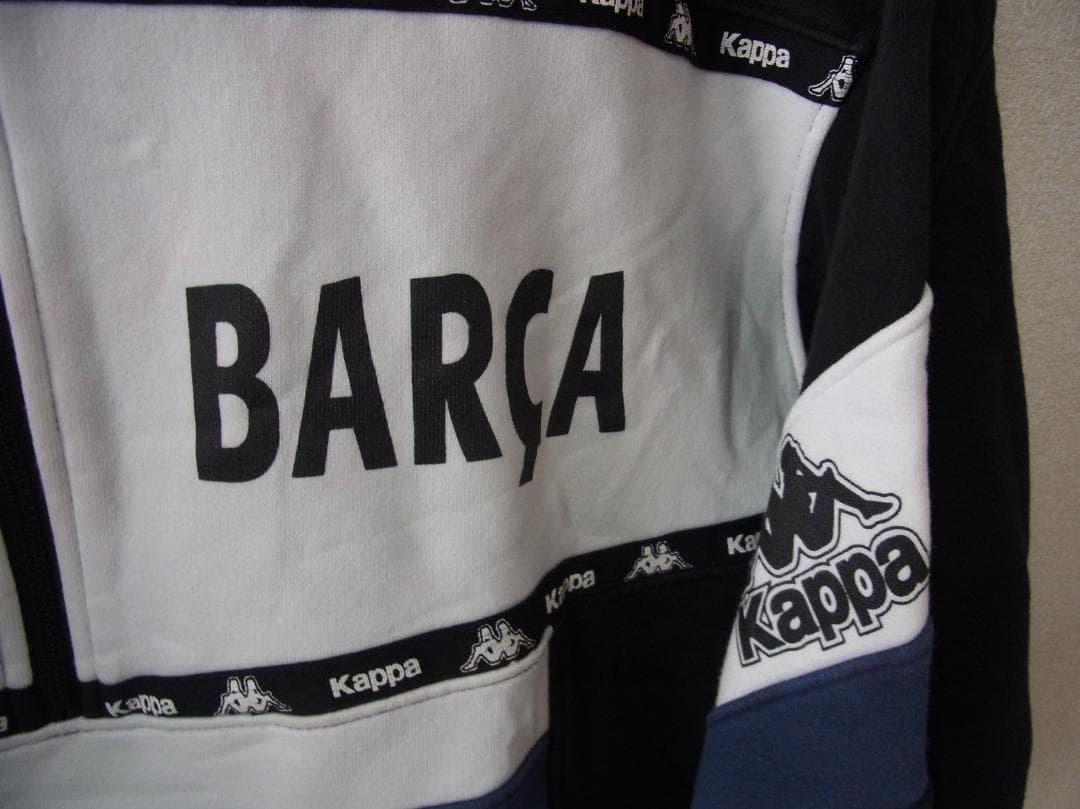 kappa 90's バルセロナ スウェット アノラック ユニフォーム L