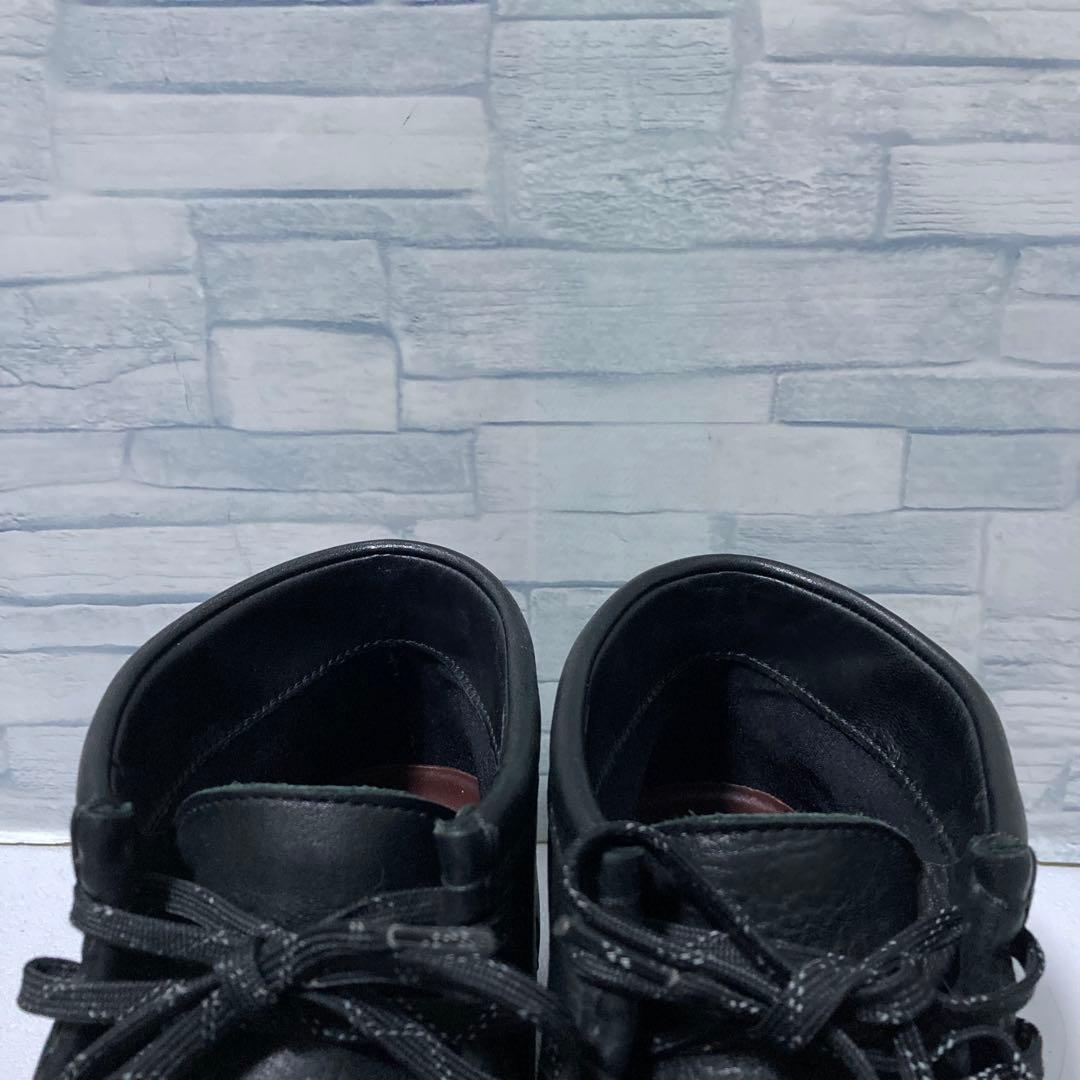 美品 クラークス ワラビーブーツ 26.5 ゴアテックス 本革 ビブラム 黒