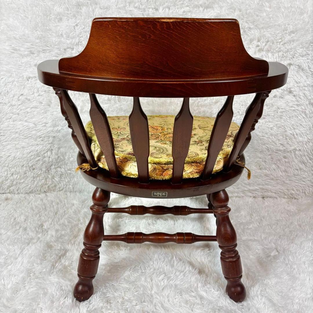 【美品】飛騨産業　WINDS 太平　ウィンザーチェア　アームチェア　クッション付