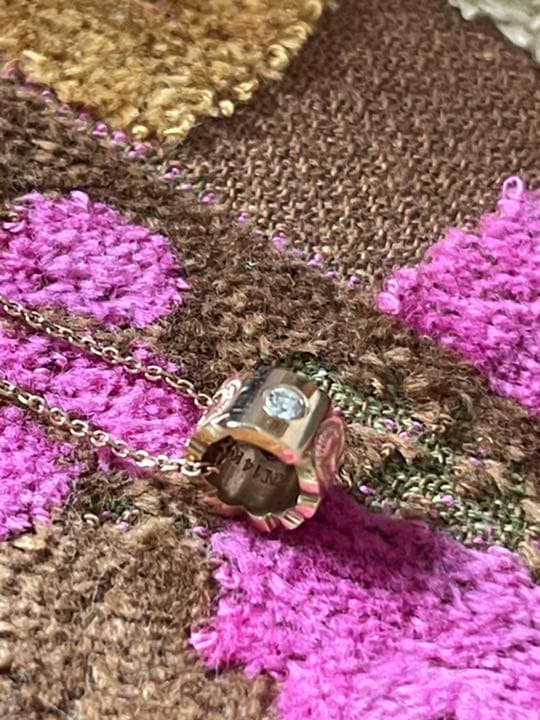 コアナニ☆ハワイアンジュエリー☆一粒ダイヤ♪バレルペンダントトップ☆可愛い♪