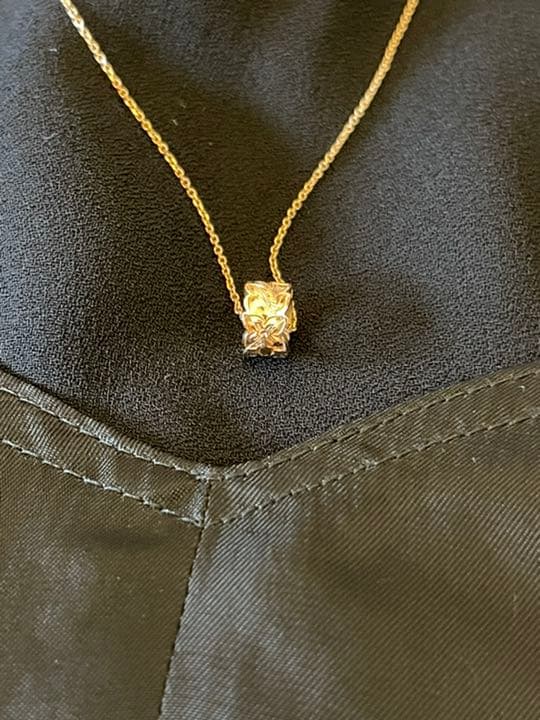 コアナニ☆ハワイアンジュエリー☆一粒ダイヤ♪バレルペンダントトップ☆可愛い♪