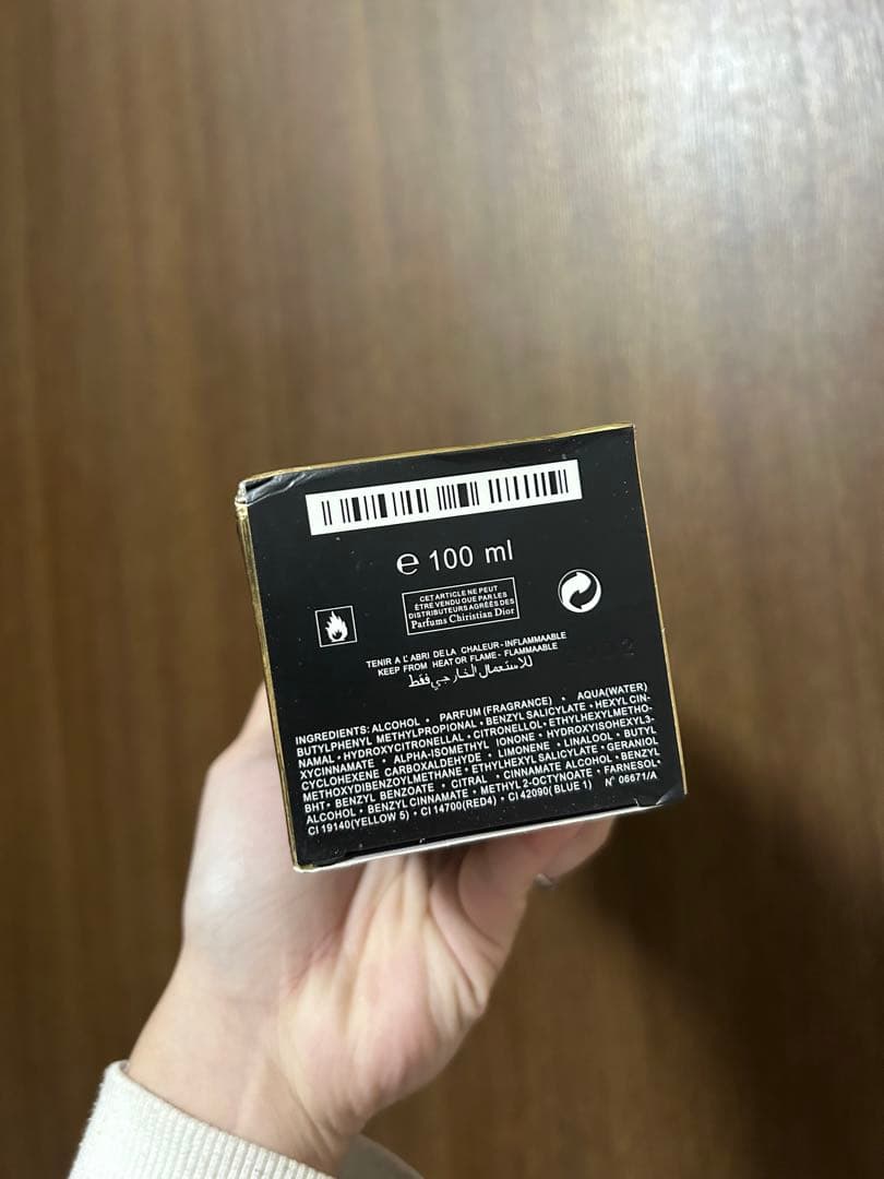 未使用袋付きDior jadore Black 100ml EDP