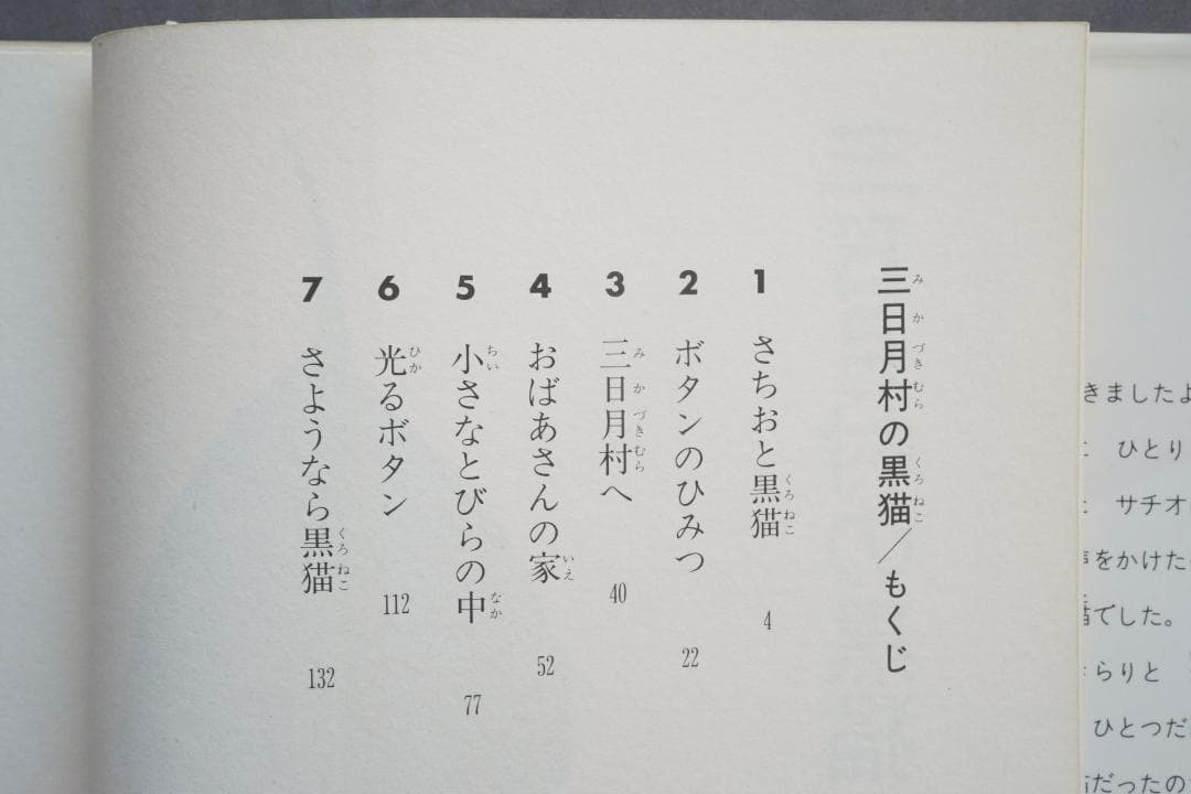 1986年 安房直子『三日月村の黒猫』絵・司修 昭和61年