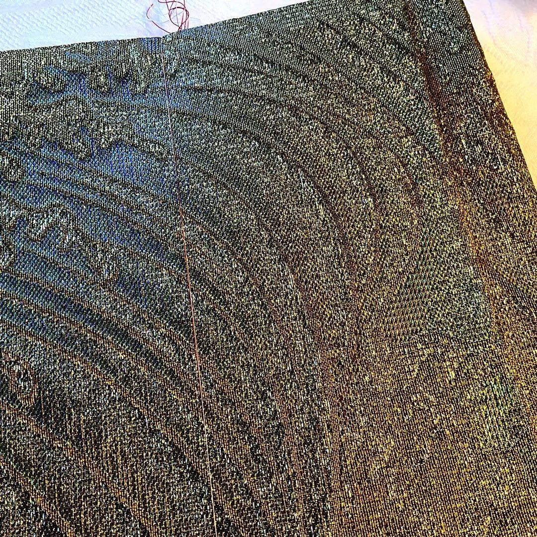 最高級　一点物　本金箔　創作工芸品　宝寿錦の　格調高い逸品　素晴らしい　袋帯