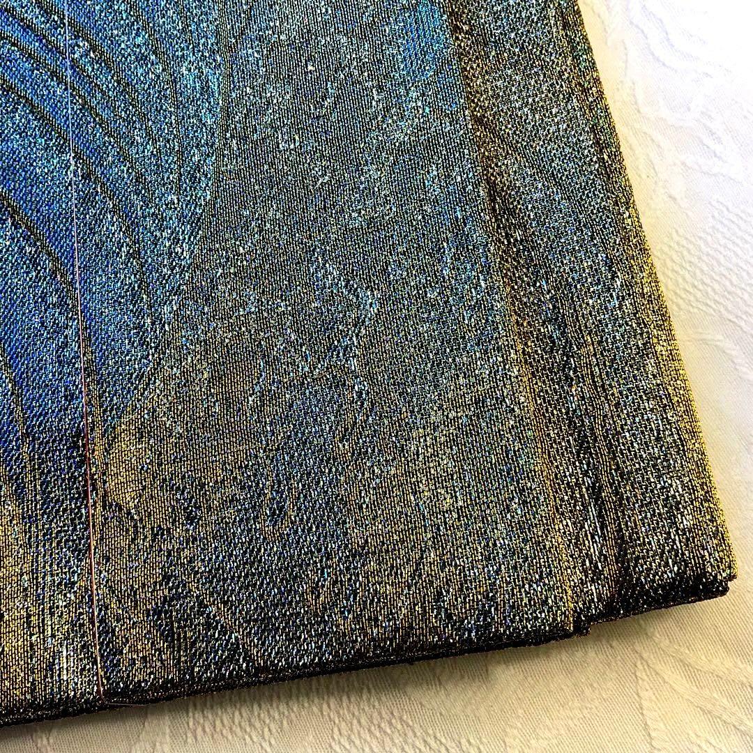 最高級　一点物　本金箔　創作工芸品　宝寿錦の　格調高い逸品　素晴らしい　袋帯