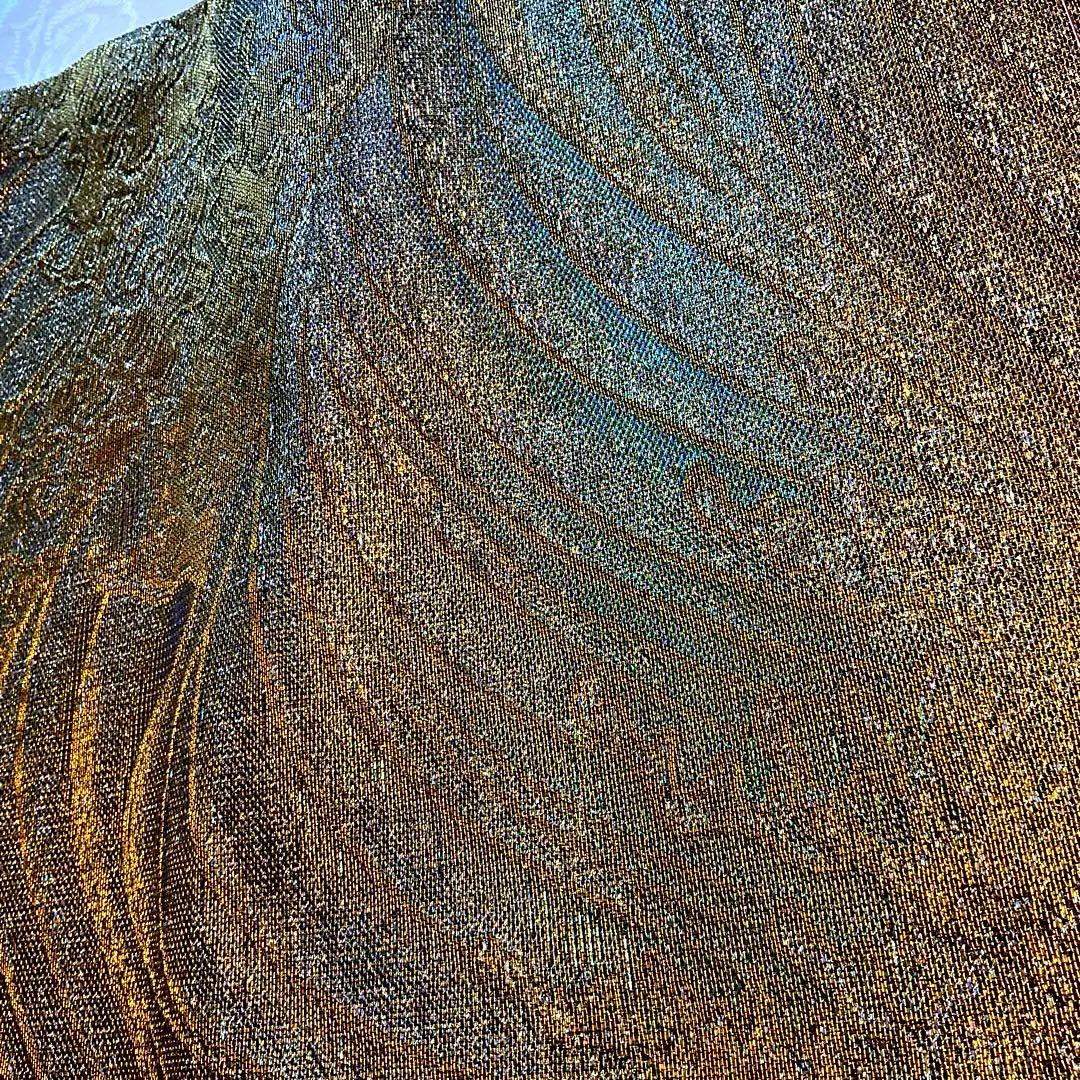 最高級　一点物　本金箔　創作工芸品　宝寿錦の　格調高い逸品　素晴らしい　袋帯