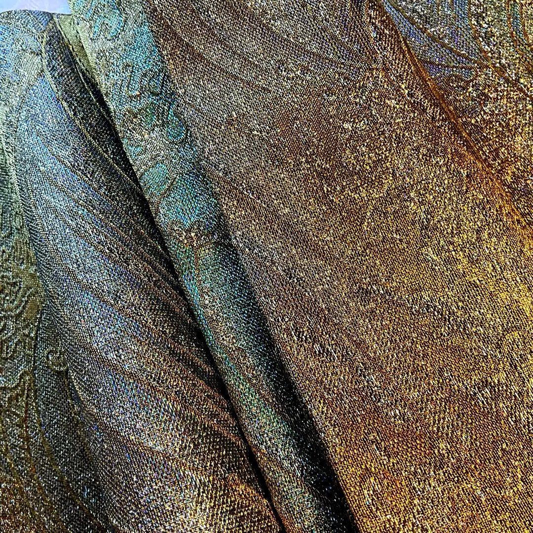 最高級　一点物　本金箔　創作工芸品　宝寿錦の　格調高い逸品　素晴らしい　袋帯