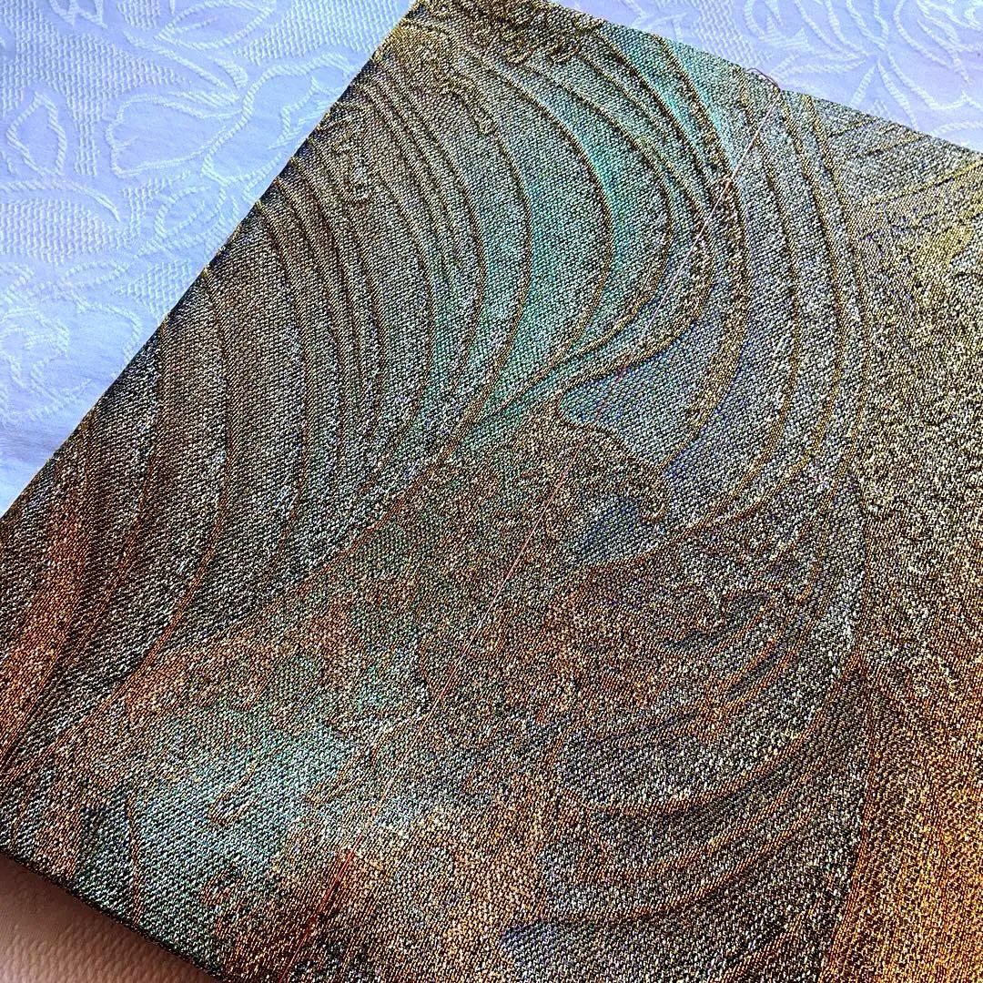 最高級　一点物　本金箔　創作工芸品　宝寿錦の　格調高い逸品　素晴らしい　袋帯