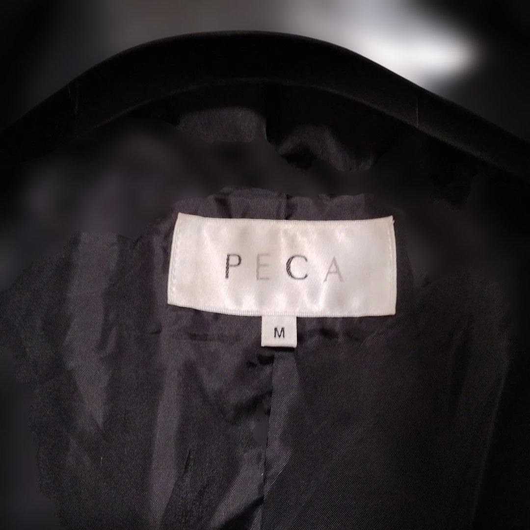 【✨️超美品✨️】未使用　PECA　ダウンコート　ブラック　M