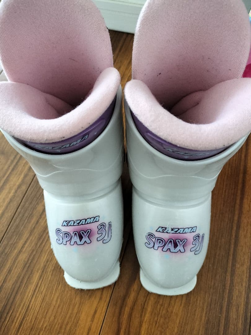 KAZAMA スキー セット ケース付き 板96cm ブーツ17〜18cm