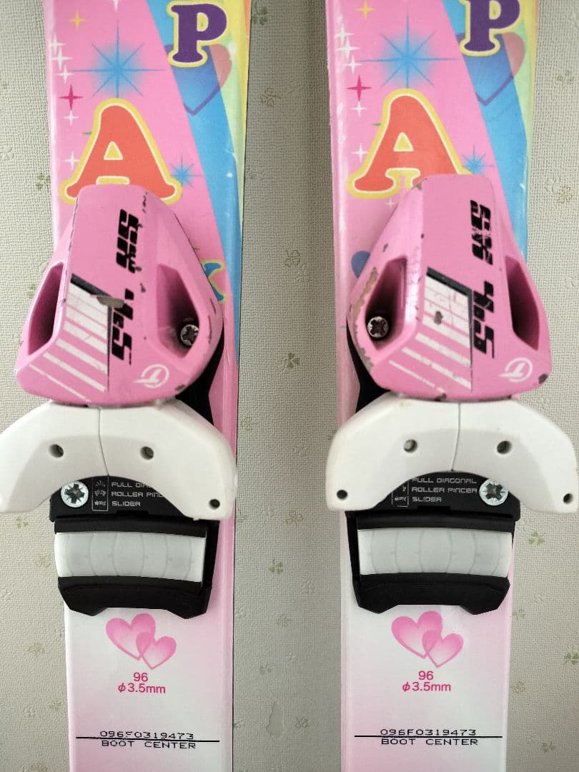 KAZAMA スキー セット ケース付き 板96cm ブーツ17〜18cm