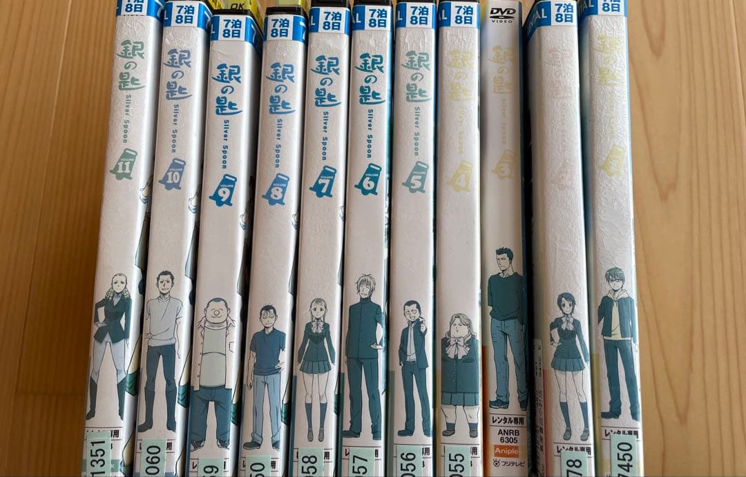 銀の匙 レンタル落ちアニメ dvd