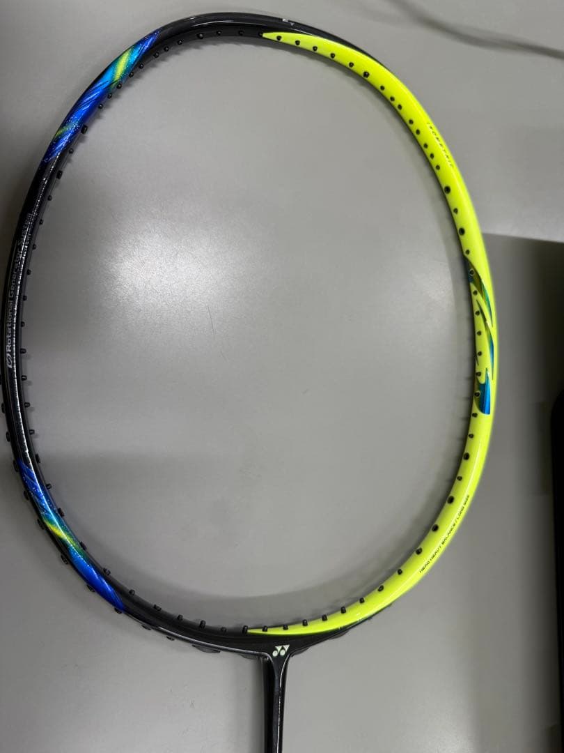 バドミントンラケット ブラック/イエロー