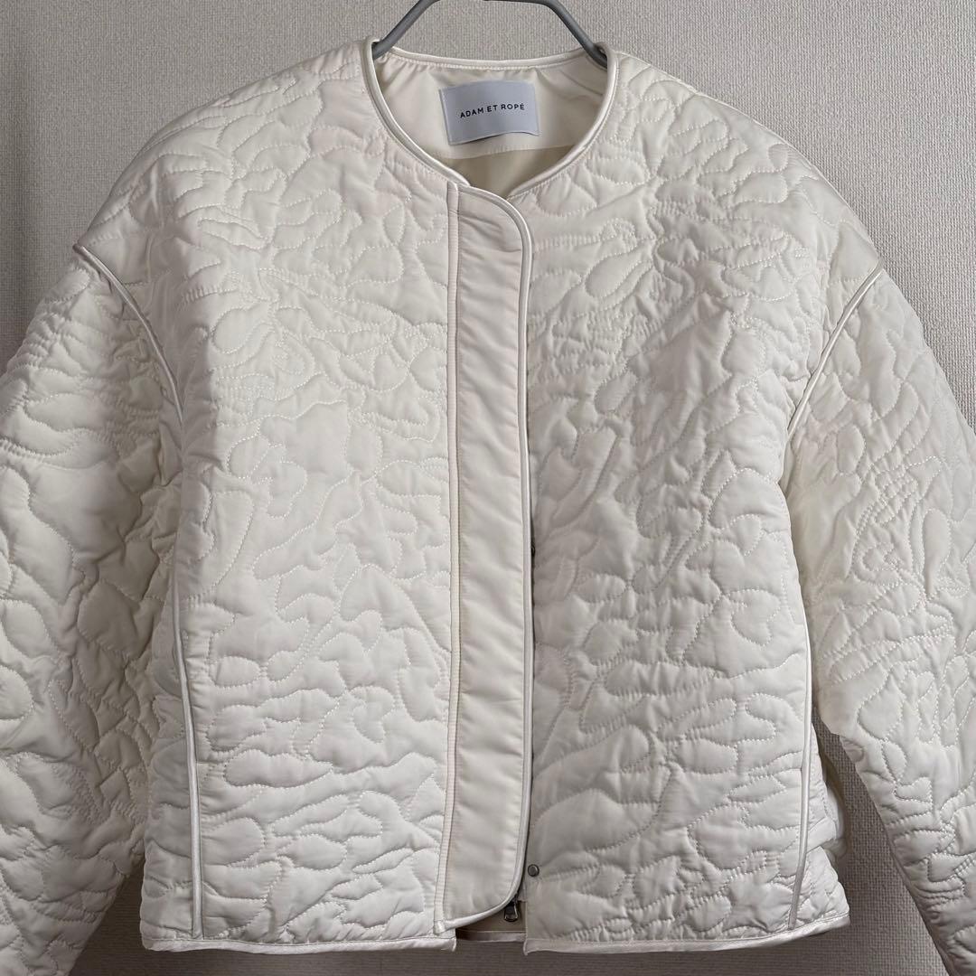 アートキルティングブルゾン