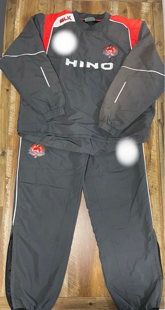 HINO BLK ウォームアップウェア 上下セット　2XL