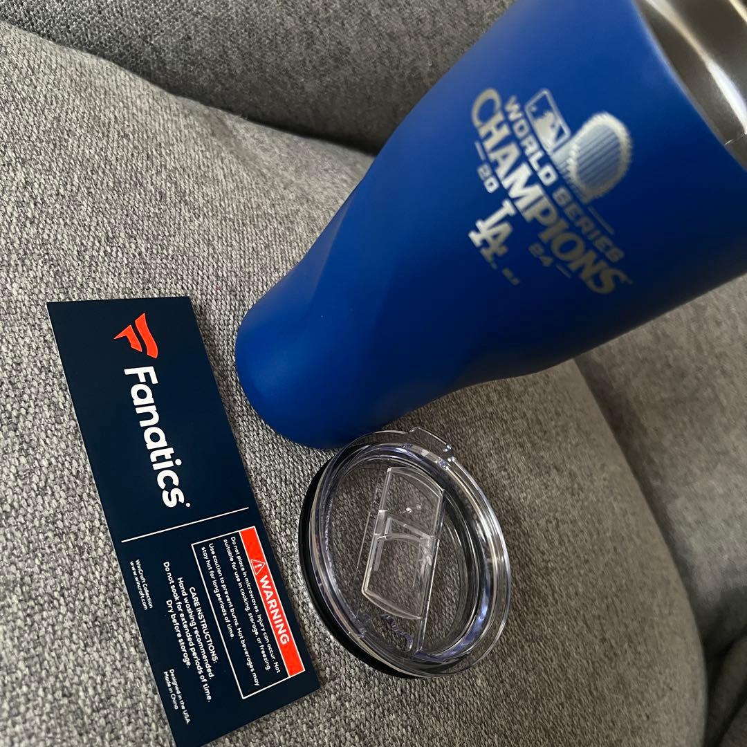 LAドジャースダジアム購入♪ 新品！　大谷翔平WS優勝記念　タンブラー限定