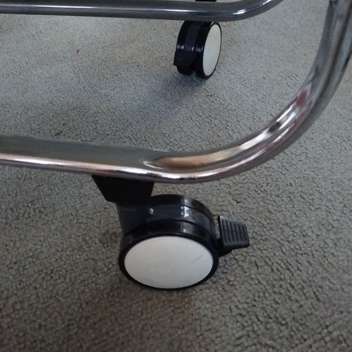 ホワイト キッチンワゴン キャスター付き ホールディングトローリー　ダルトン風