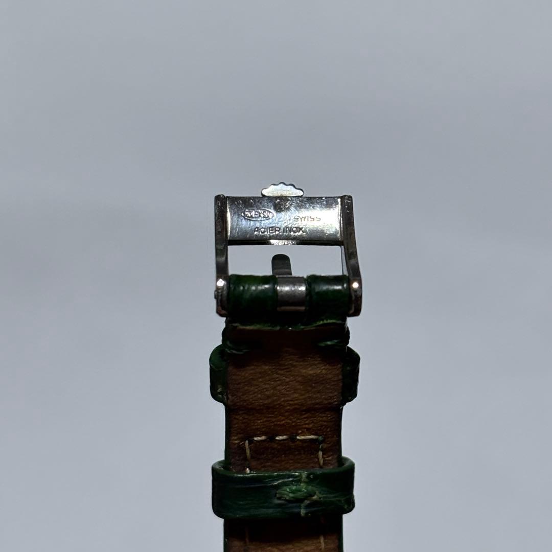 ロレックス レディース　手巻き　チェリーニ　750無垢ケース　社外革ベルト