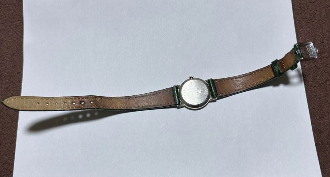 ロレックス レディース　手巻き　チェリーニ　750無垢ケース　社外革ベルト