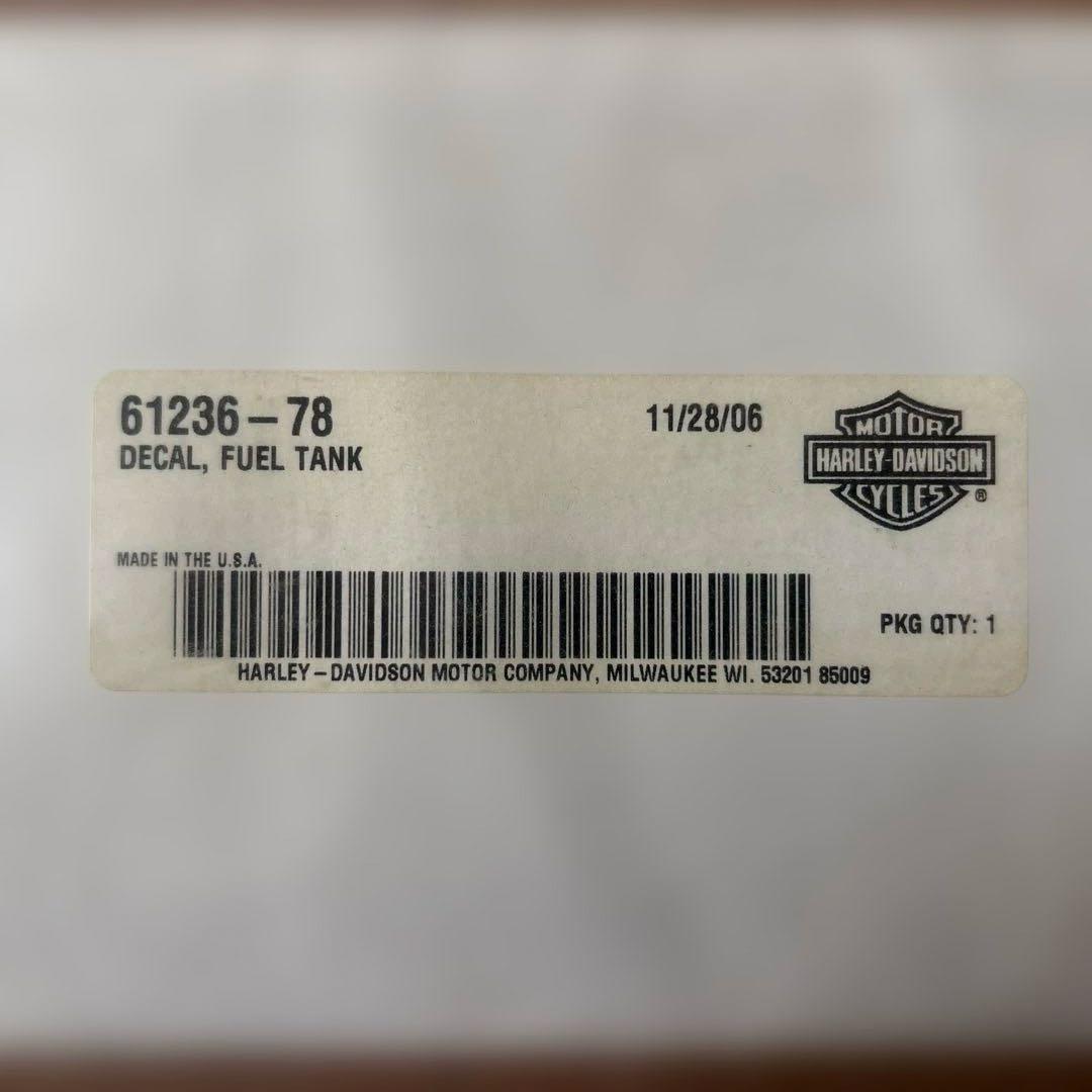 ハーレー　FX ローライダー　純正デカール　タンク　ビンテージ　デッドストック