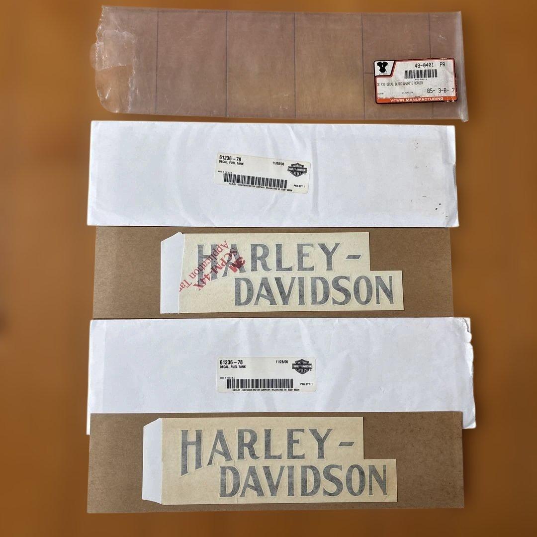 ハーレー　FX ローライダー　純正デカール　タンク　ビンテージ　デッドストック