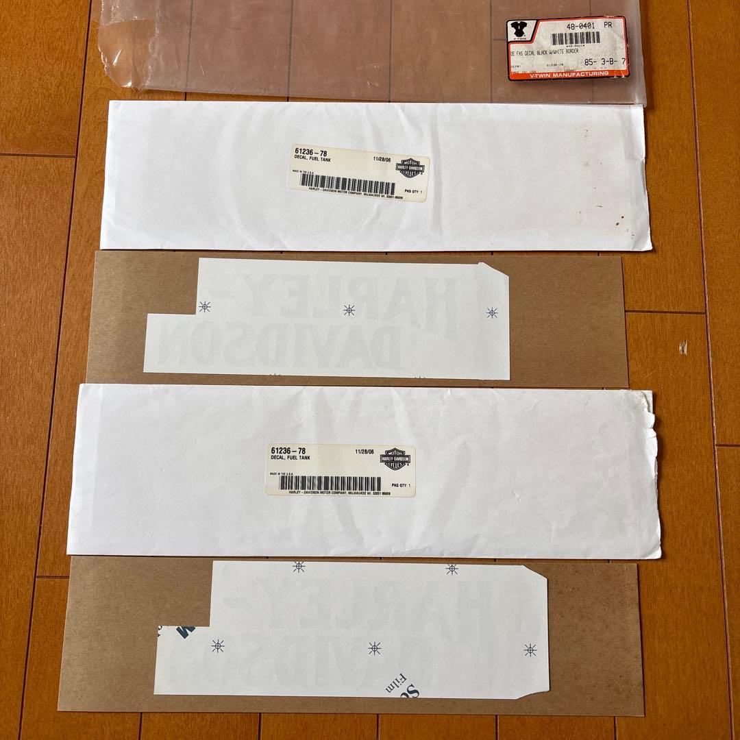 ハーレー　FX ローライダー　純正デカール　タンク　ビンテージ　デッドストック