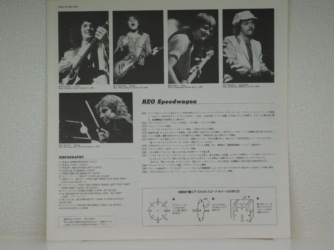 REOスピードワゴン　涙のフィーリング ＆ 愛は気ままに　ベストセラーアルバム