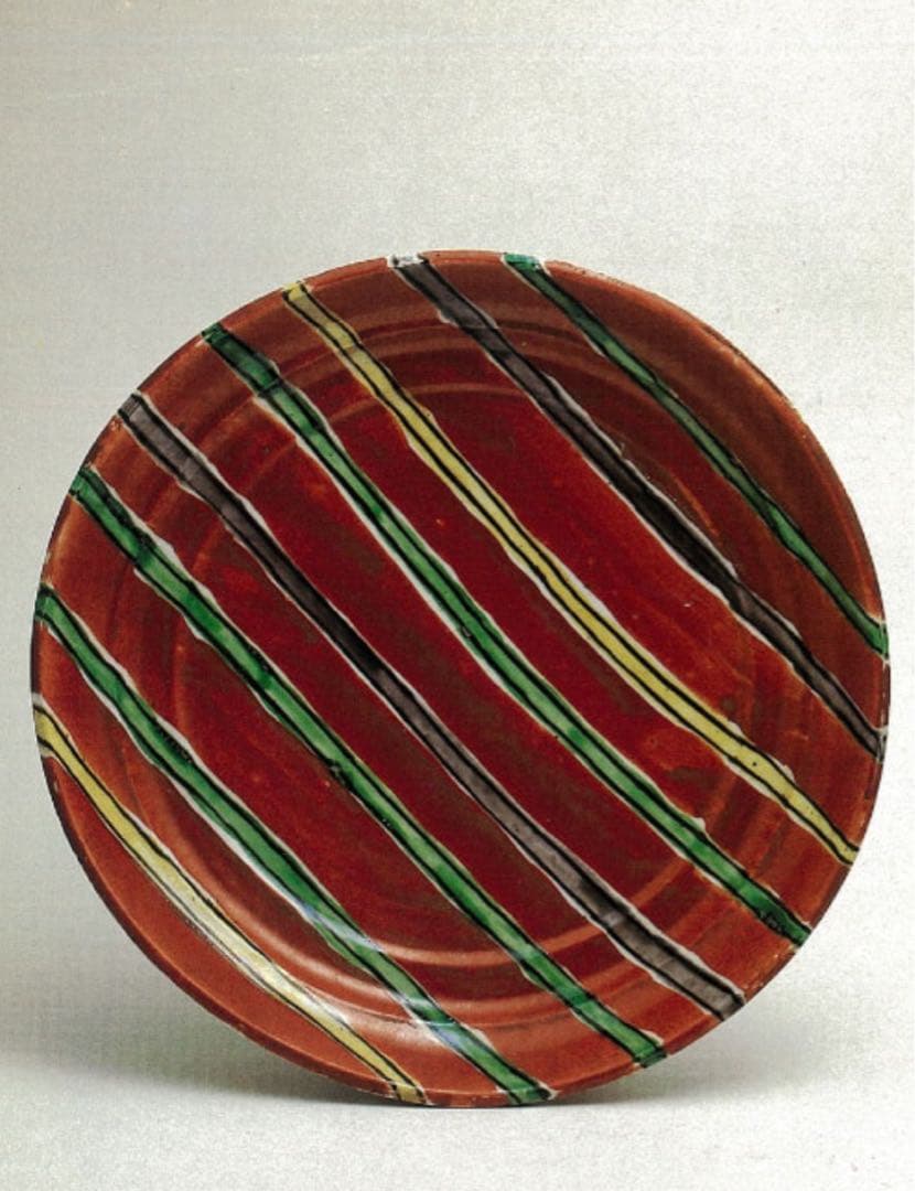 色絵間道文深盛皿揃　五客揃い 魯山人写し　没後50周年記念特別企画限定品　九谷焼