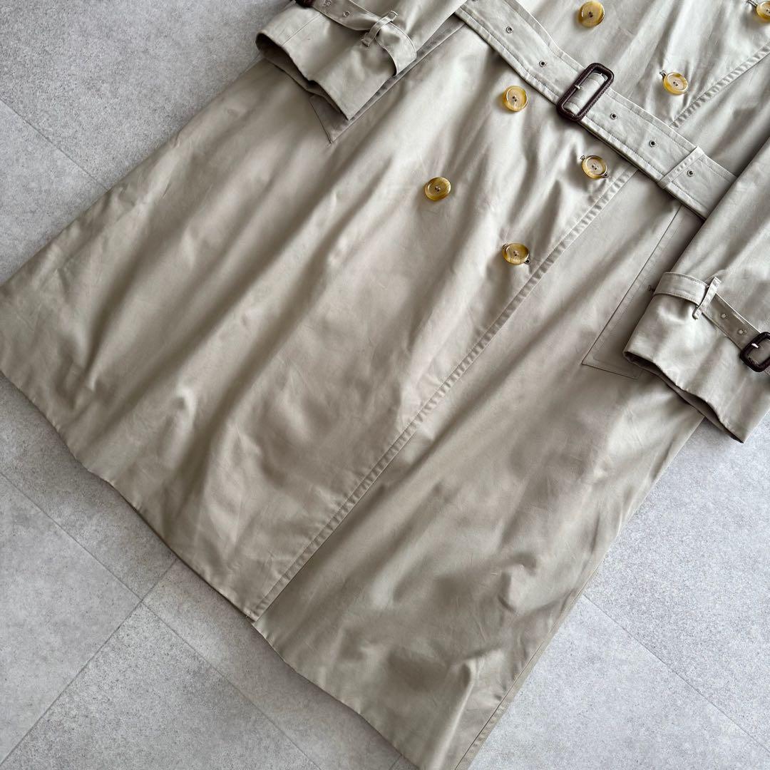 バーバリーズ　トレンチコート　ノバチェック　ライナー付　イングランド製　ベージュ