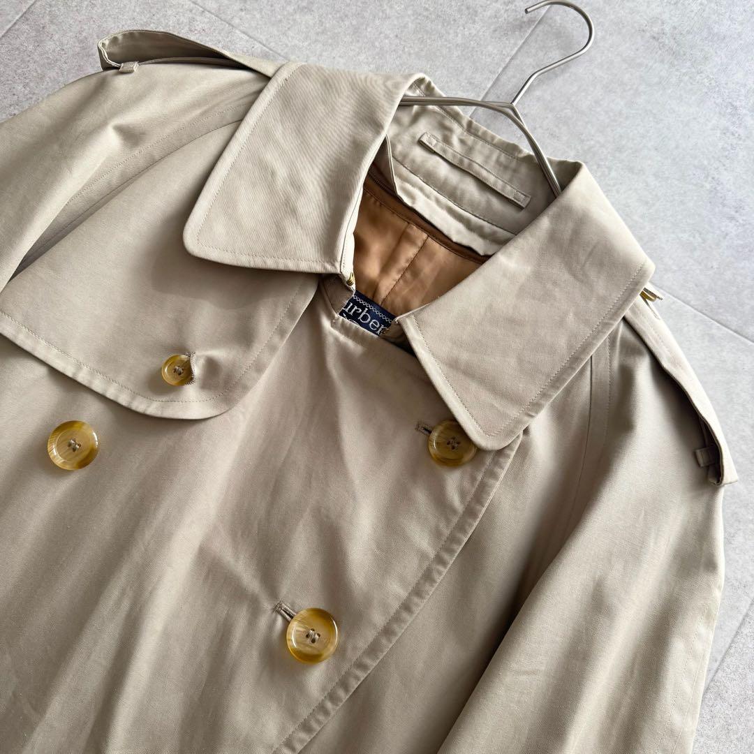 バーバリーズ　トレンチコート　ノバチェック　ライナー付　イングランド製　ベージュ