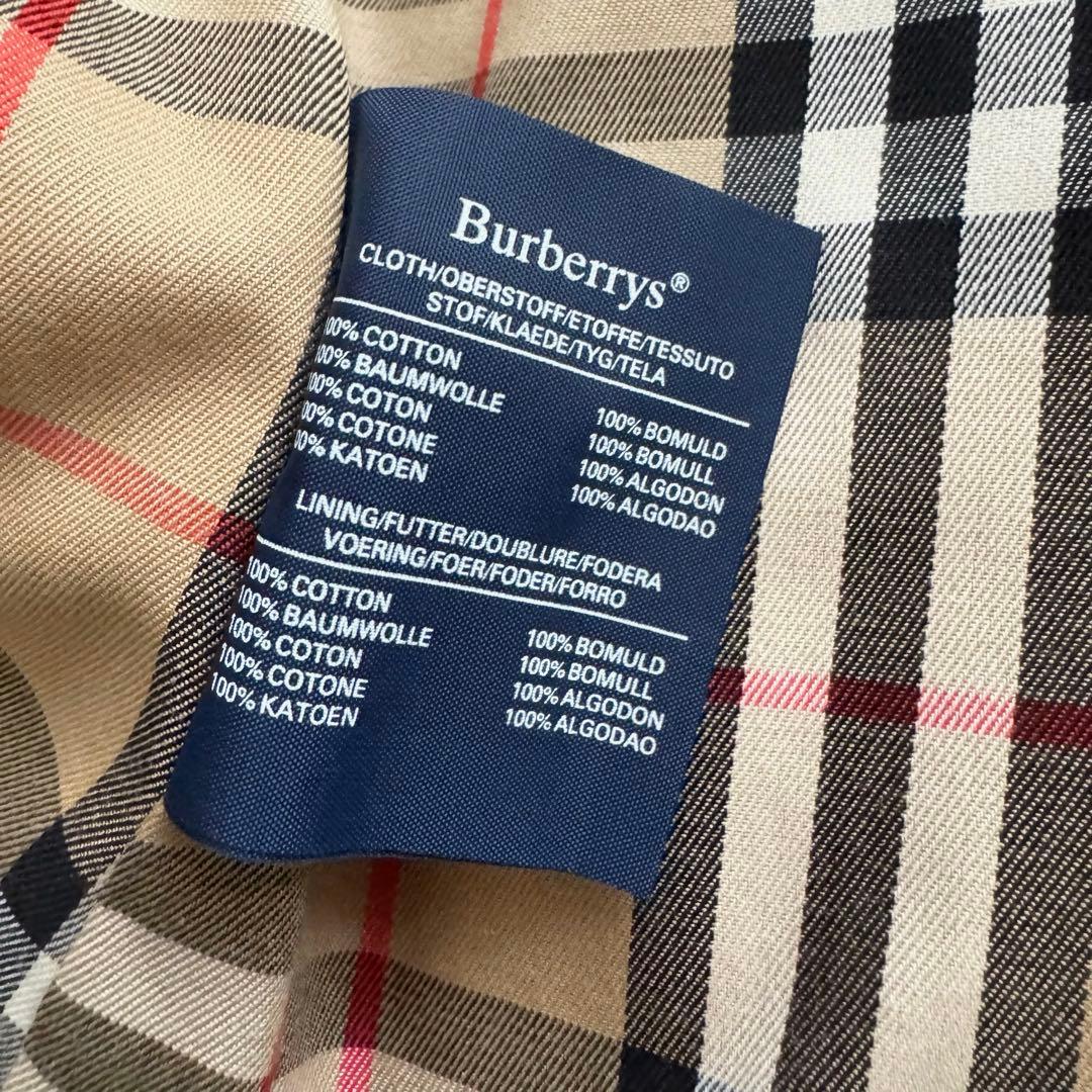 バーバリーズ　トレンチコート　ノバチェック　ライナー付　イングランド製　ベージュ