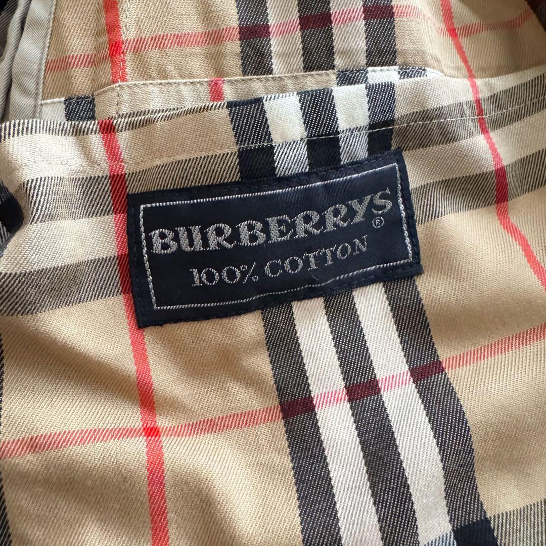バーバリーズ　トレンチコート　ノバチェック　ライナー付　イングランド製　ベージュ