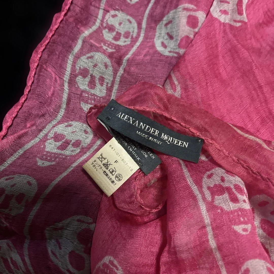 ALEXANDER McQUEEN スカル柄ストール