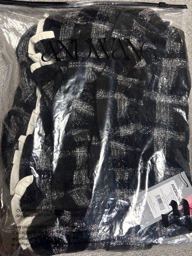 スカート ANDWANG Charm Frill Culotte MiniSkirt